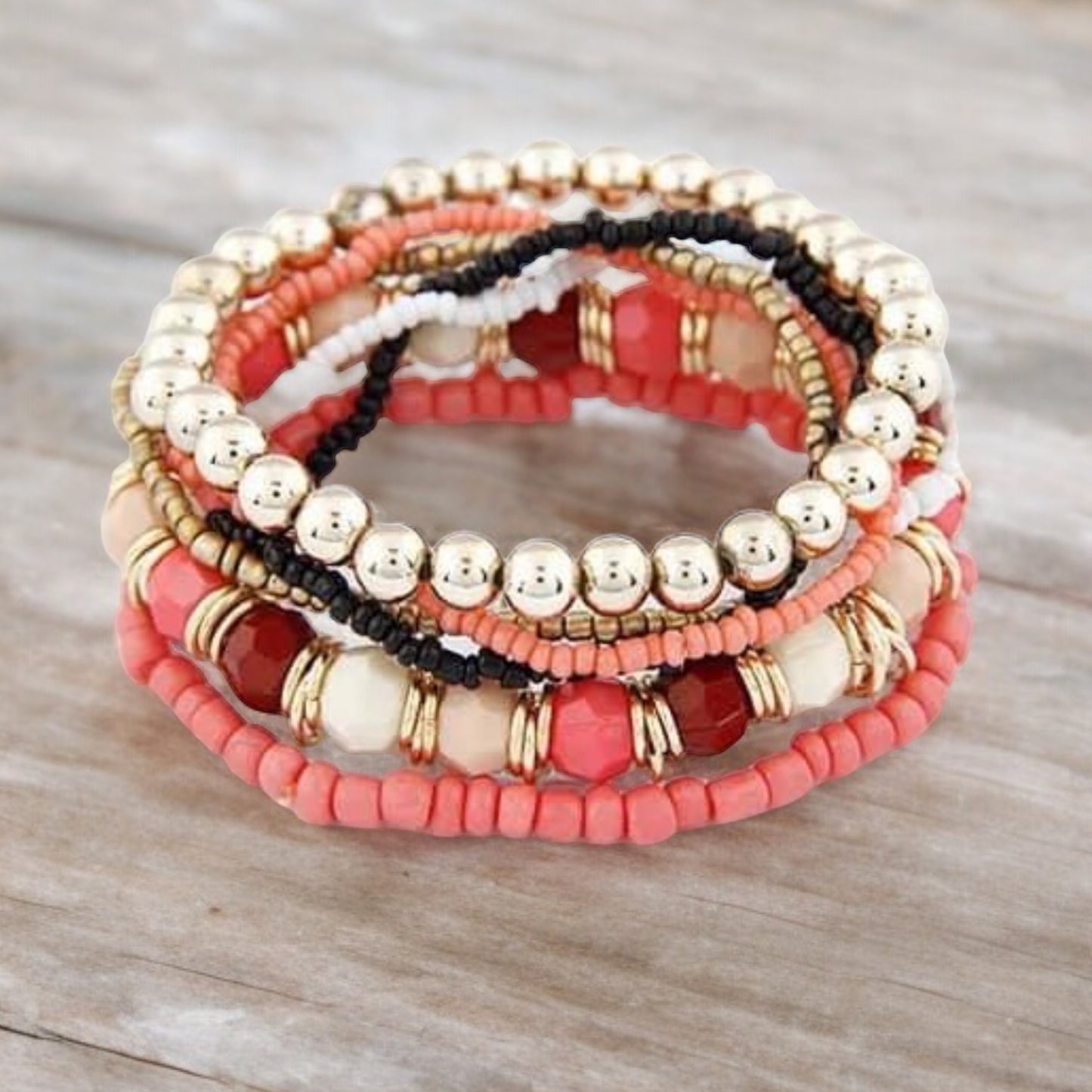 Multi-Layered Color Coordinated Bracelets Small 6-6.5”