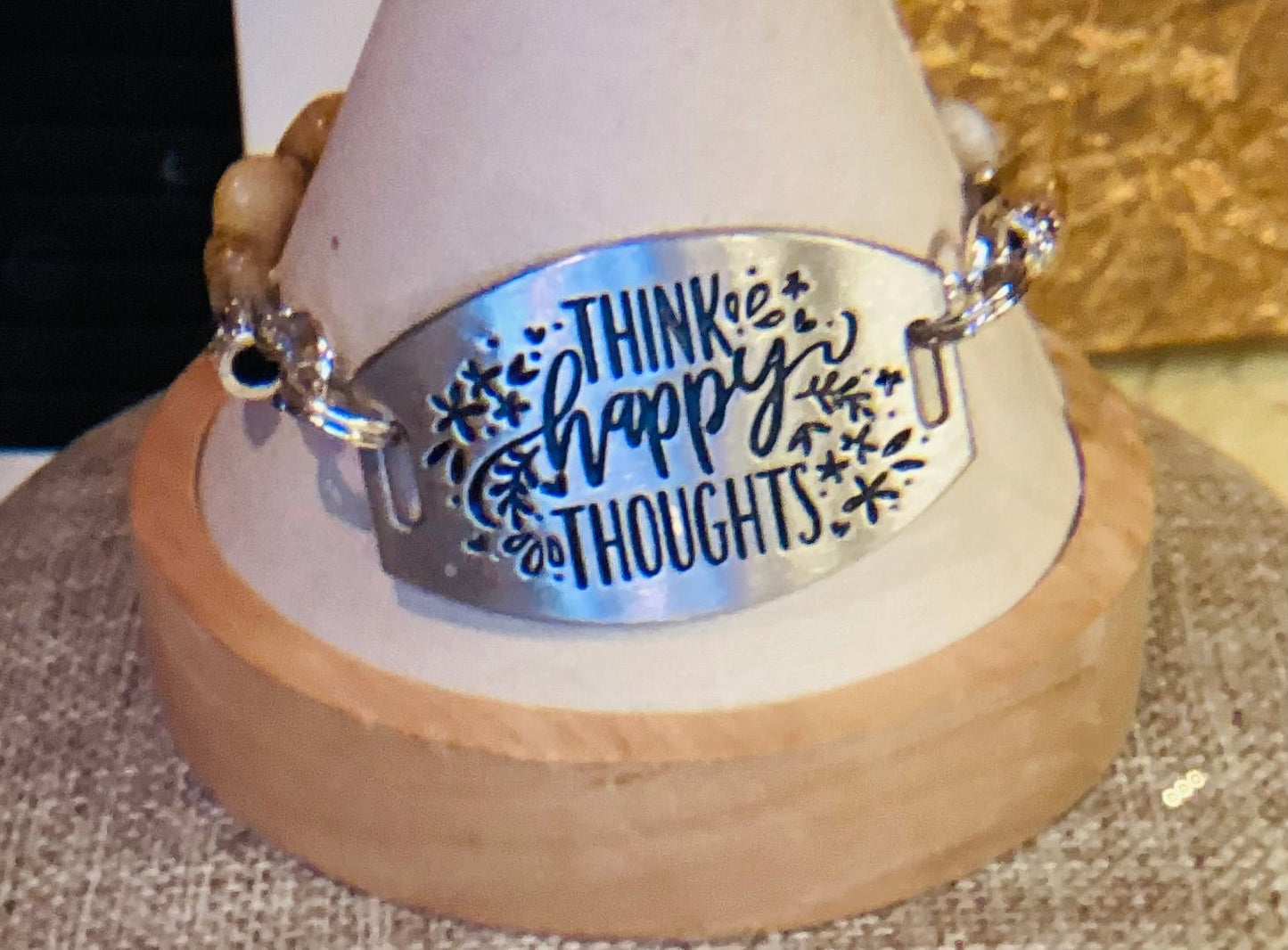 Happy Thoughts bracelet 7.25&quot;-7.5&quot;