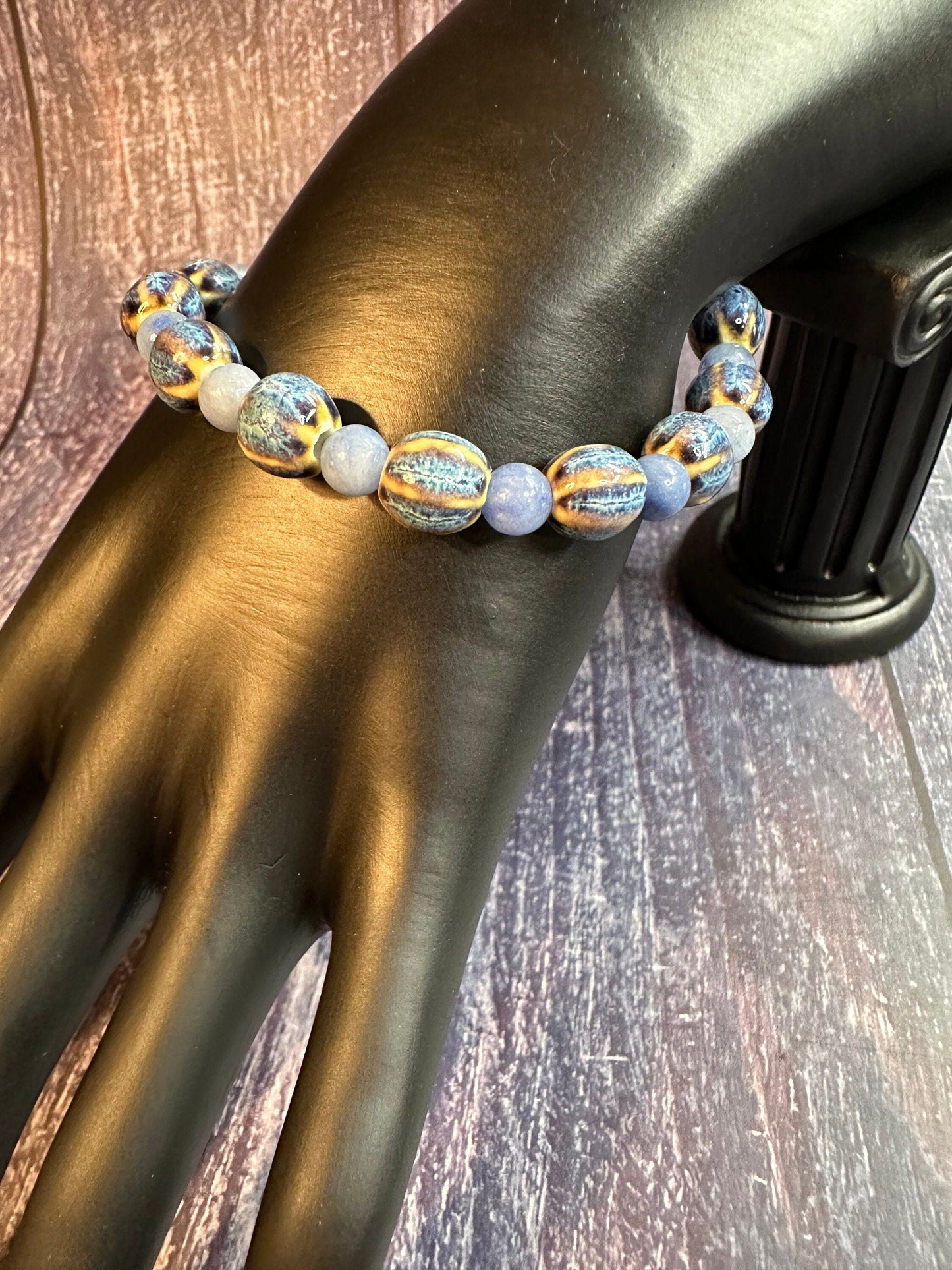 Blue Laguna bracelet - 7.75”