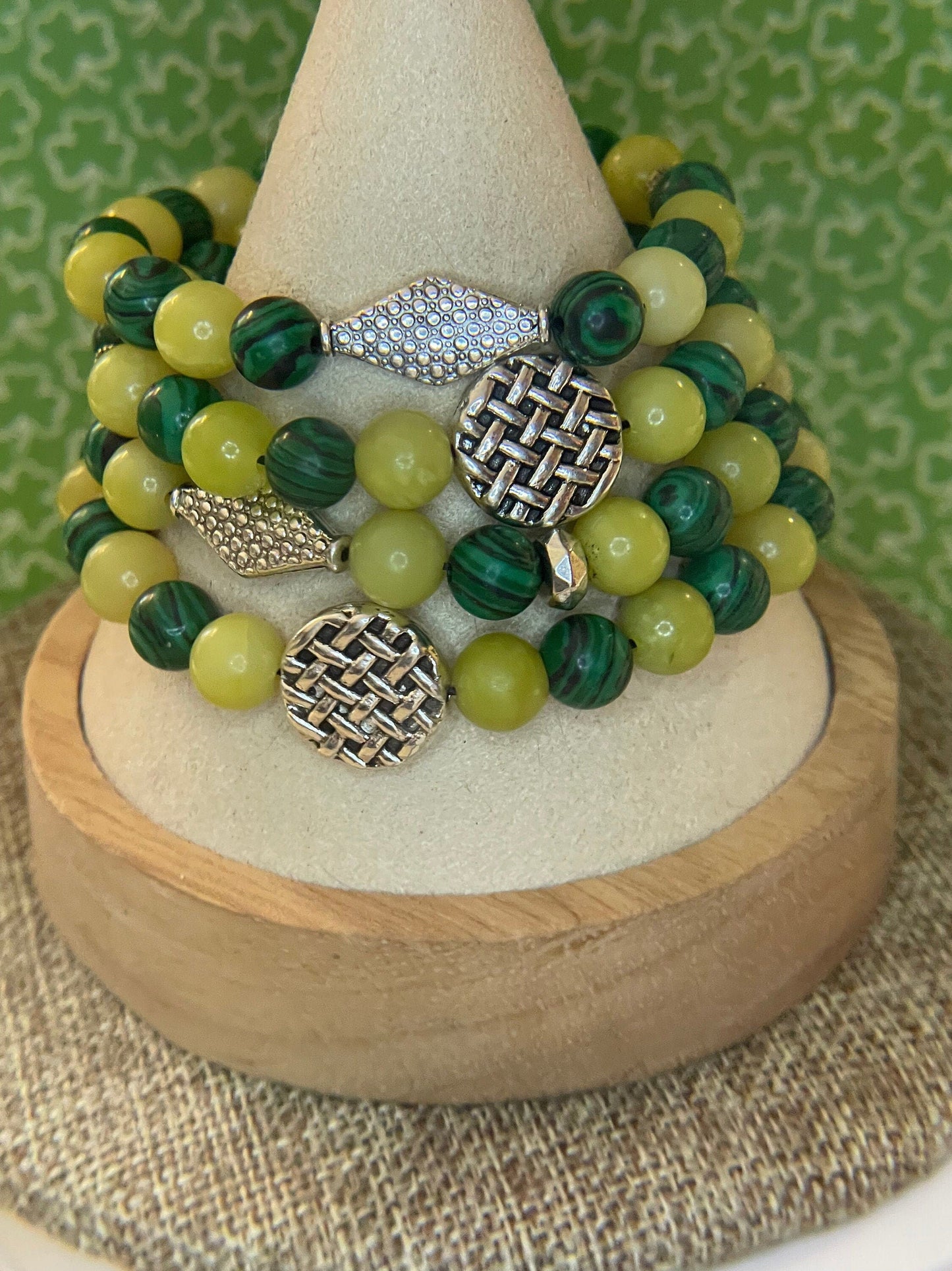 Lucky Leprechaun elastic bracelets