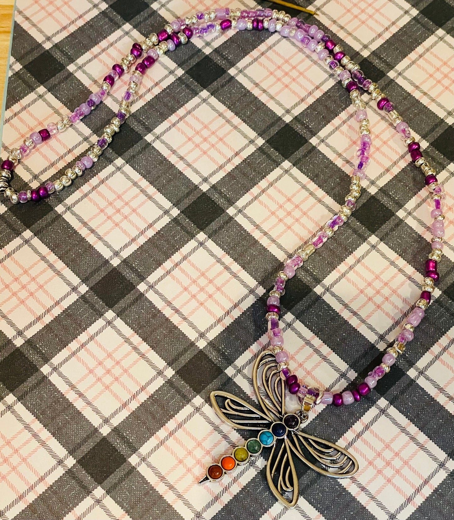 Dragonflutters necklace