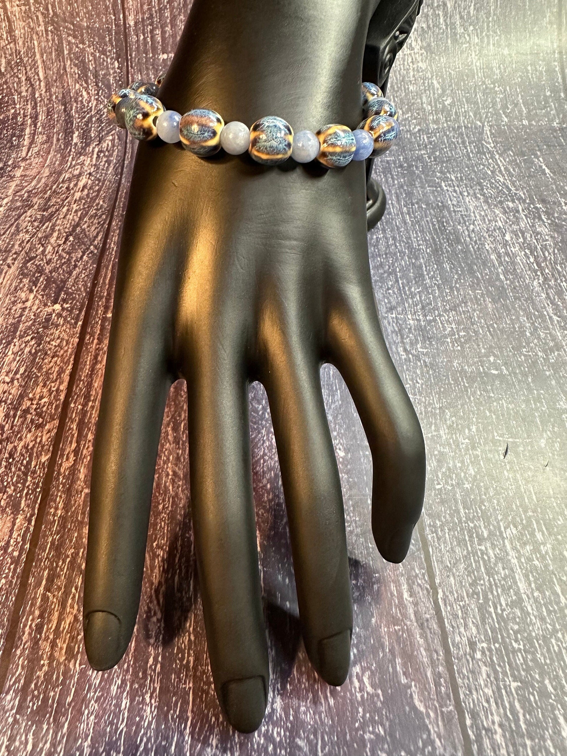 Blue Laguna bracelet - 7.75”