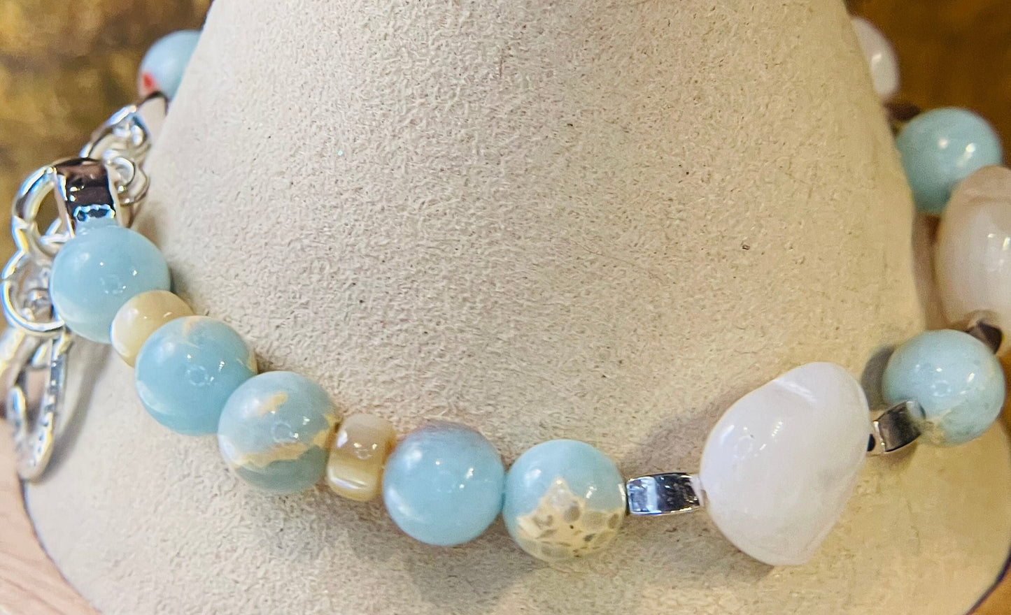 Seaside Quartz 8.5&quot; bracelet