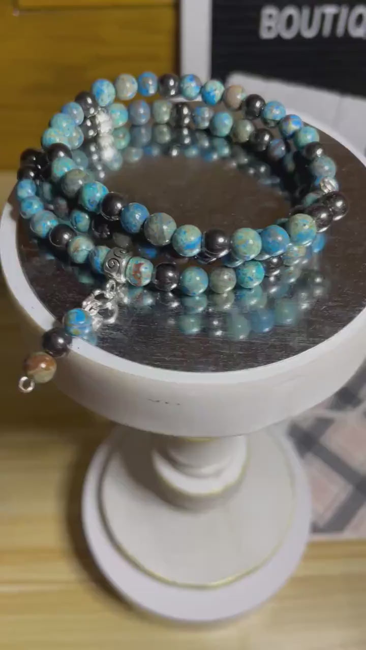 Deep Waters Wrap Bracelet